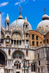 Fototapeta na wymiar Piazza San Marko in Venice, Italy. San Marko cathedral
