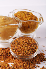 Composition of different kinds of mustard