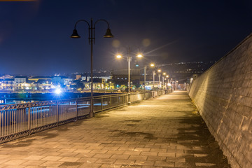 Fototapeta na wymiar Pier of Riposto
