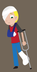 Injured Man