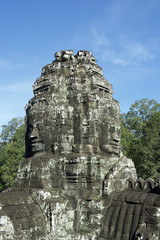 Fototapeta premium Angkor Wat Temple of Bayon Stone Faces