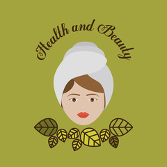 Spa design,vector illustration.