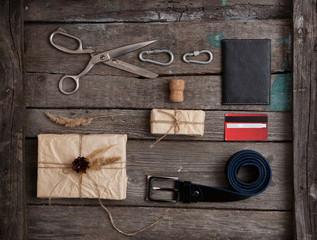 Still life of casual man