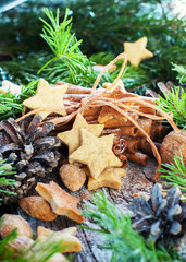 Ginger Stars Christmas Cookies