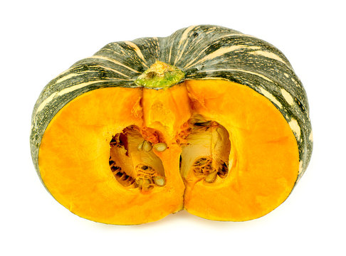 Isolated Orange Kent Pumpkin