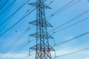 High voltage power line