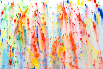 Watercolor splashes