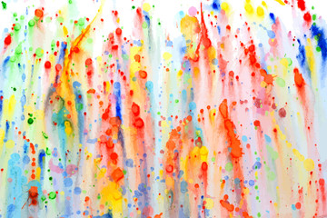 Fototapeta premium Watercolor splashes