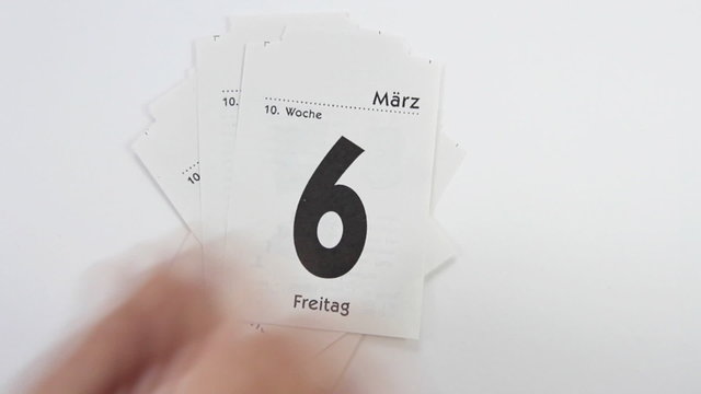 Alle Tage im Maerz