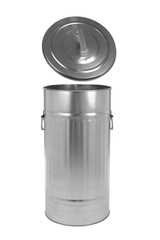 Recycling bin isolated on white