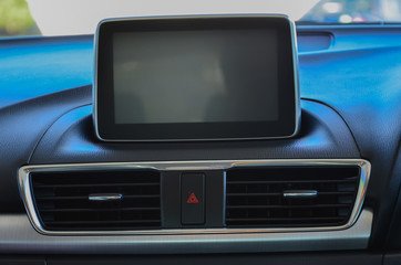 Obraz na płótnie Canvas Control panel in a car