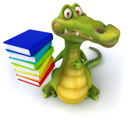 Fototapeta premium Fun crocodile