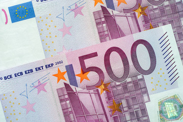 Five Hundred Euro Banknotes
