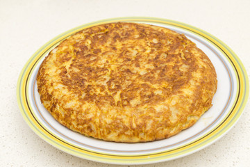 Spanish omelette with parsley