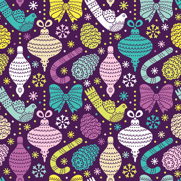 Christmas seamless pattern