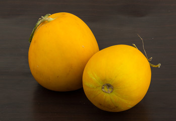 Small yellow melon