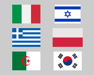 Set of flags 04.
