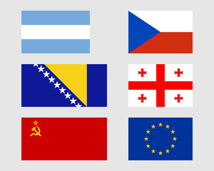 Set of flags 02.