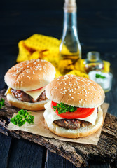 cheeseburgers