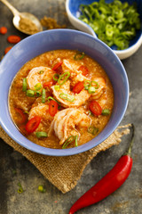Prawns and cashew curry