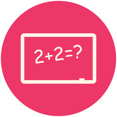 Chalkboard icon