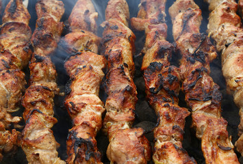barbecue close-up