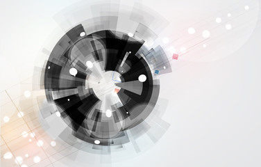 science futuristic internet high computer technology business