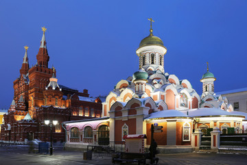 Казанский собор на Красной площади Москвы
