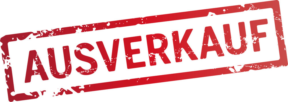 Stempel Ausverkauf