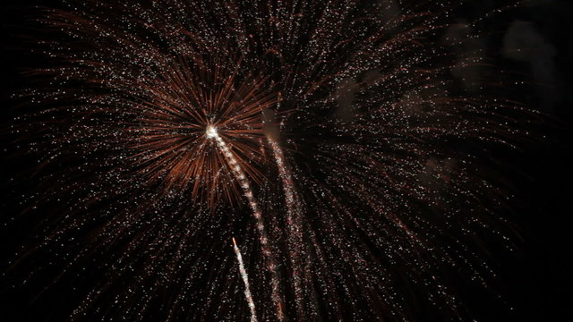 Awesome fireworks with sound
