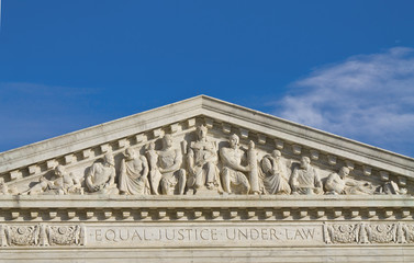 Fototapeta premium Supreme Court Building in Washington DC detail