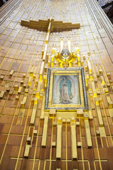 Pintura de la Virgen, Santuario de Guadalupe (México)