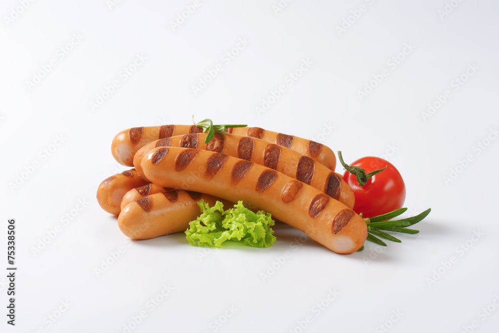 Canvas Prints grilled vienna sausages