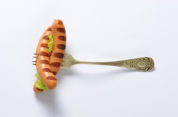 Grilled Vienna sausages