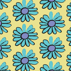 cartoon floral  pattern
