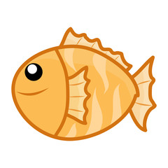 fish isolated illustration