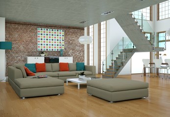 modern Loft Interior Design