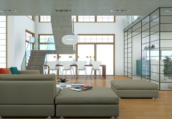 modern Loft Interior Design