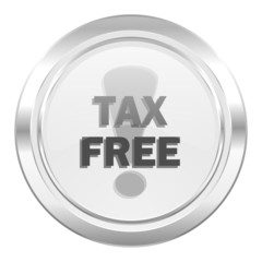 tax free metallic icon