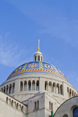 Mosaic tiled Dome of Basilica, Washington, DC