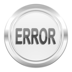 error metallic icon