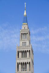 Fototapeta na wymiar Bell Tower of Basilica of the National Shrine Was. DC