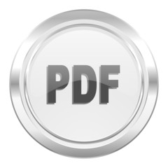 pdf metallic icon
