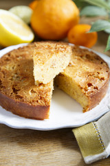 Citrus polenta cake