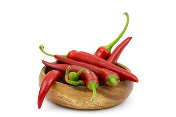 chili peppers in a bowl