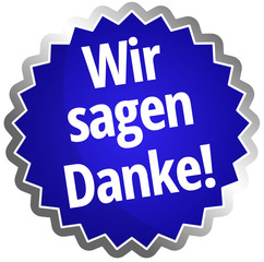 Wir sagen Danke