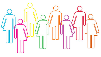 transgender human diversity illustration