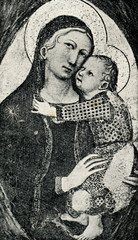 Fototapeta premium Madonna by Duccio di Buoninsegna