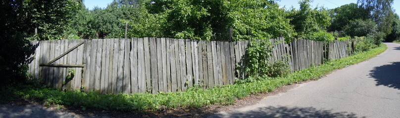 Fototapeta premium Wooden fence