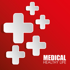 Medical design , vector illustration.